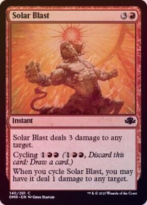 Solar Blast 140/261 - Foil Dominaria Remastered Foil Singles