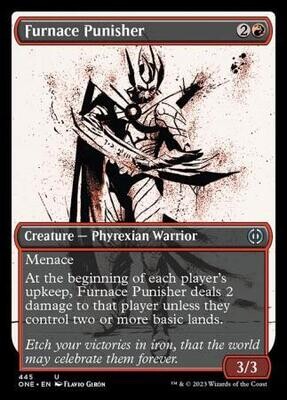 Furnace Punisher 445 Showcase Ichor Step-and-Compleat - Foil Phyrexia All Will Be One Collector Booster Foil Singles