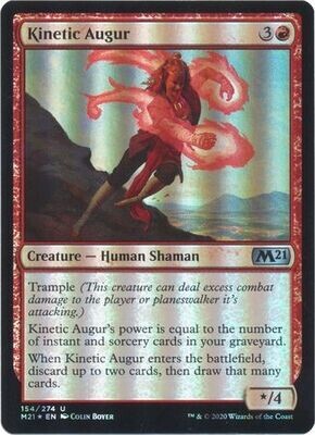 Kinetic Augur 154/274 - Foil Magic 2021 (M21) Foil Singles