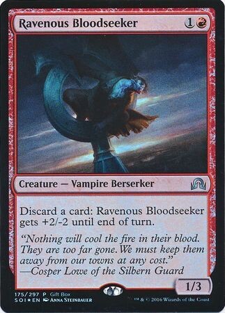 Ravenous Bloodseeker 175/297 - SOI Gift Box Foil Promo Magic: The Gathering Promo Cards