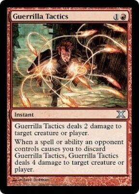 Guerrilla Tactics 211/383- MTG 10th Edition Singles