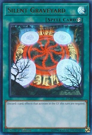 Silent Graveyard - DUDE-EN042 - Ultra Rare 1st Edition Duel Devastator 1st Edition Singles *Espanol*