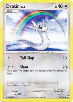 Dratini - 91/146 - Common
Diamond &amp; Pearl: Legends Awakened Singles