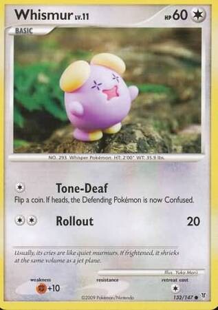 Whismur - 132/147 - Common
Platinum: Supreme Victors Singles