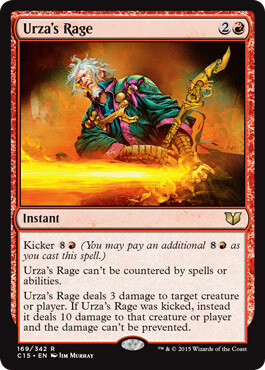Urza&#39;s Rage 169/342
Commander 2015 Singles