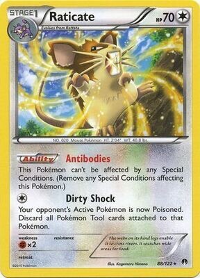 Raticate - 88/122 - Rare
XY: Breakpoint Singles