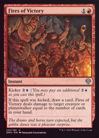 Fires of Victory 123/281 - Foil
Dominaria United Foil Singles
