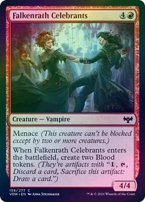 Falkenrath Celebrants 156/277 - Foil
Innistrad: Crimson Vow Foil Singles