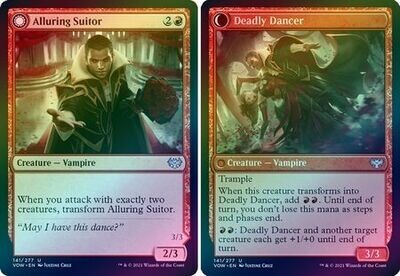 Alluring Suitor | Deadly Dancer 141/277 - Foil Innistrad: Crimson Vow Foil Singles (Español)
