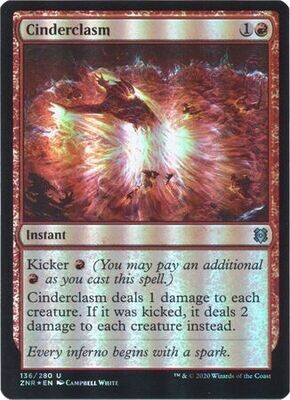 Cinderclasm 136/280 - Foil Zendikar Rising Foil Singles