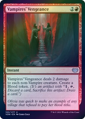 Vampires&#39; Vengeance 180/277 - Foil
Innistrad: Crimson Vow Foil Singles (Español)