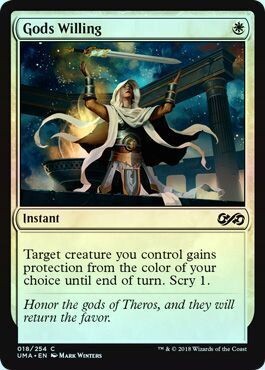 Gods Willing 018/254 - Foil
Ultimate Masters Foil Singles