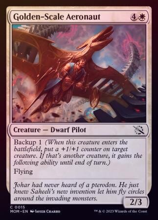 Golden-Scale Aeronaut 0015 - Foil
March of the Machine Foil Singles