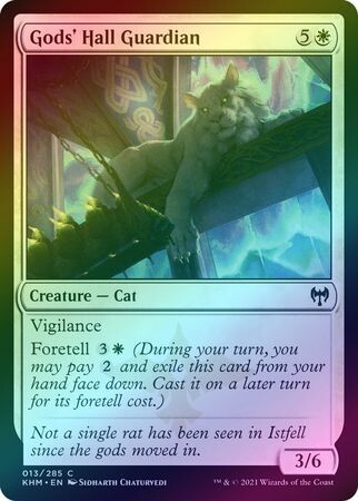 Gods&#39; Hall Guardian 13/285 - Foil
Kaldheim Foil Singles