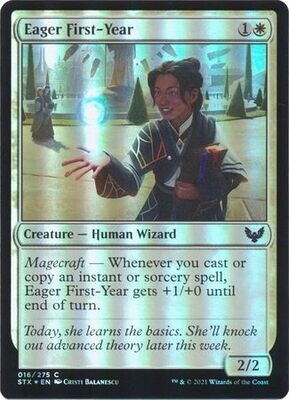 Eager First-year 016/275 - Foil
Strixhaven: School of Mages Foil Singles
