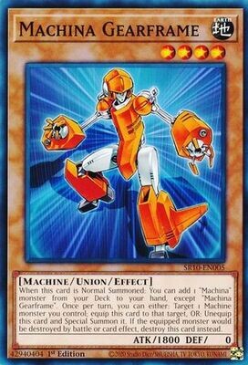 Machina Gearframe - SR10-EN005 - Common 1st Edition Structure Deck: Mechanized Madness 1st Edition Singles