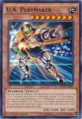 U.A. Playmaker - SECE-EN087 - Rare 1st Edition Secrets of Eternity (SECE) 1st Edition Singles (Espanol)