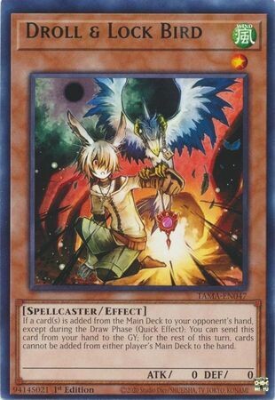 Droll &amp; Lock Bird - TAMA-EN047 - Rare 1st Edition Tactical Masters 1st Edition Singles