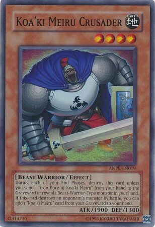 Koa&#39;ki Meiru Crusader - ANPR-EN019 - Super Rare Unlimited
Ancient Prophecy [ANPR] Unlimited Singles