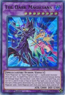 The Dark Magicians - LED6-EN001 - Ultra Rare 1st Edition
Legendary Duelists: Magical Hero 1st Edition Singles (Espanol)