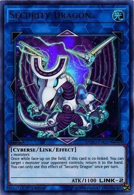 SH Security Dragon - DUPO-EN037 - Ultra Rare 1st Edition Duel Power 1st Edition Singles