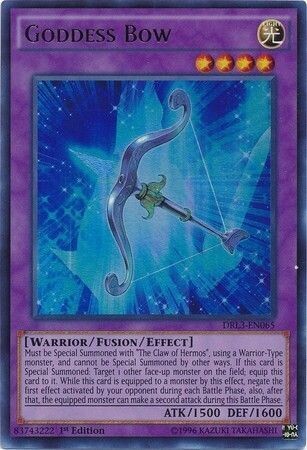 Goddess Bow - DRL3-EN065 - Ultra Rare 1st Edition
Dragons of Legend Unleashed 1st Edition Singles