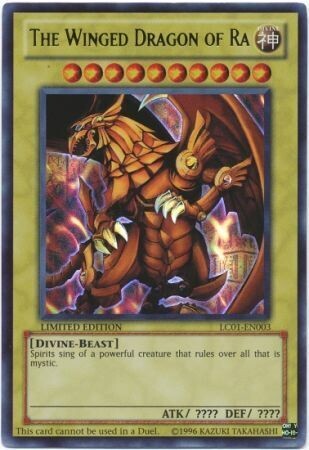 GA The Winged Dragon of Ra - LC01-EN003 - Ultra Rare Legendary Collection 1 [LC01] (Espanol)