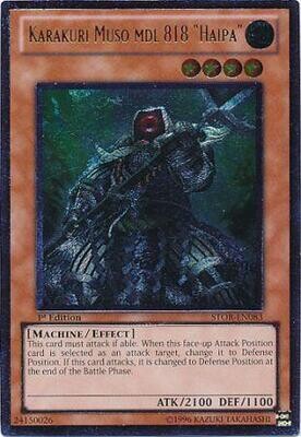 Ultimate Rare - Karakuri Muso mdl 818 &quot;Haipa&quot; - STOR-EN083 1st Edition
Storm of Ragnarok 1st Edition Singles
