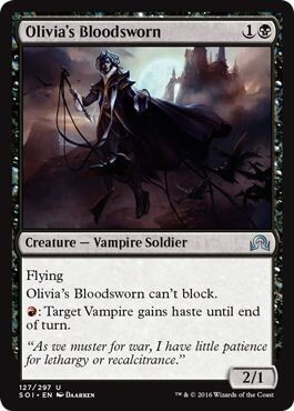 Olivia&#39;s Bloodsworn 127/297 Shadows over Innistrad Singles(Español)