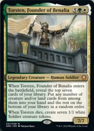 Torsten, Founder of Benalia 047/048
Dominaria United Commander