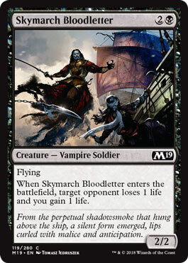 Skymarch Bloodletter 119/280
Magic 2019 (M19) Singles