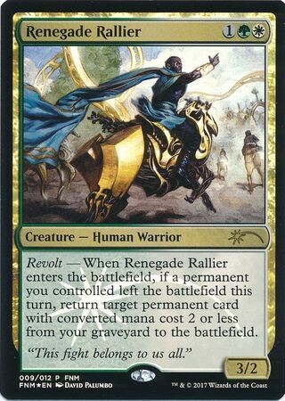Renegade Rallier 009/012 - FNM Foil Promo Magic: The Gathering Promo Cards(Español)