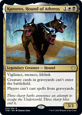 Kunoros, Hound of Athreos 222/254 Theros: Beyond Death Singles