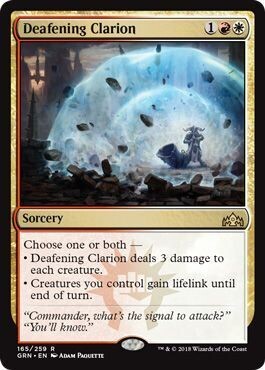 Deafening Clarion 165/259 Guilds of Ravnica Singles