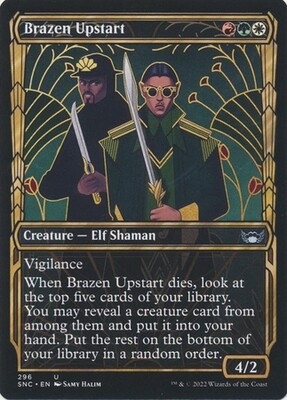 Brazen Upstart (Showcase) 296 - Streets of New Capenna (SNC)