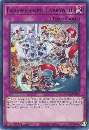 Farewelcome Labrynth - TAMA-EN024 - Rare 1st Edition Tactical Masters 1st Edition Singles (espanol)