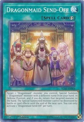 Dragonmaid Send-Off - IGAS-EN064 - Common 1st Edition Ignition Assault 1st Edition Singles