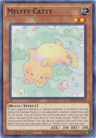 Melffy Catty - MP21-EN114 - Common 1st Edition 2021 Mega-Tin: Ancient Battles 1st Edition Singles