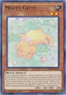 Melffy Catty - MP21-EN114 - Common 1st Edition 2021 Mega-Tin: Ancient Battles 1st Edition Singles