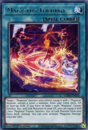Magistus Theurgy - GEIM-EN010 - Rare 1st Edition Genesis Impact [GEIM] 1st Edition Singles