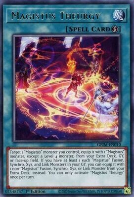 Magistus Theurgy - GEIM-EN010 - Rare 1st Edition Genesis Impact [GEIM] 1st Edition Singles (espanol)