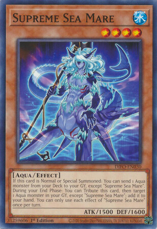 Supreme Sea Mare - DIFO-EN030 - Common 1st Edition
Dimension Force 1st Edition Singles *Espanol*