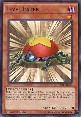 Level Eater - SR01-EN020 - Common 1st Edition Structure Deck: Emperor of Darkness 1st Edition Singles