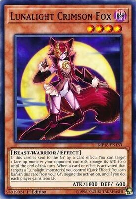 Lunalight Crimson Fox - MP18-EN163 - Common 1st Edition 2018 Mega-Tins Singles