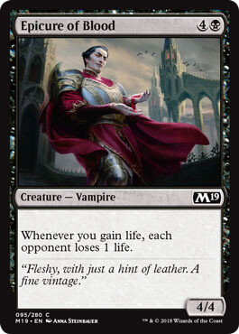 Epicure of Blood 095/280
Magic 2019 (M19) Singles