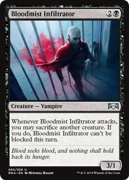 Bloodmist Infiltrator 065/259 - Ravnica Allegiance Singles (Español)