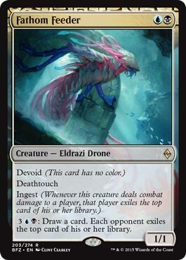 Fathom Feeder 203/274 Battle for Zendikar Singles