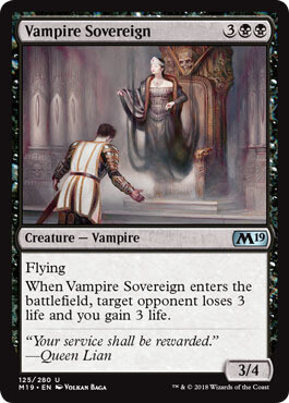Vampire Sovereign 125/280 Magic 2019 (M19) Singles (Español)