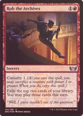 Rob the Archives 122/281 - Foil
Streets of New Capenna Foil Singles (Español)