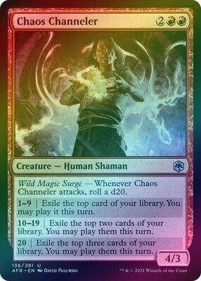 Chaos Channeler 136/281 - Foil Adventures in the Forgotten Realms Foil Singles